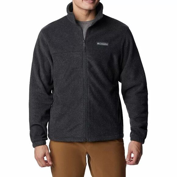 COLUMBIA MENS BIG & TALL FULL ZIP STEENS MOUNTAIL FLEECE JACKET NWT DARK GRAY - Picture 1 of 4